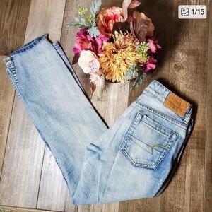 American Eagle Outfitters Light Blue Boot Cut Jeans